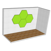 form4  with 4 acoustics panels